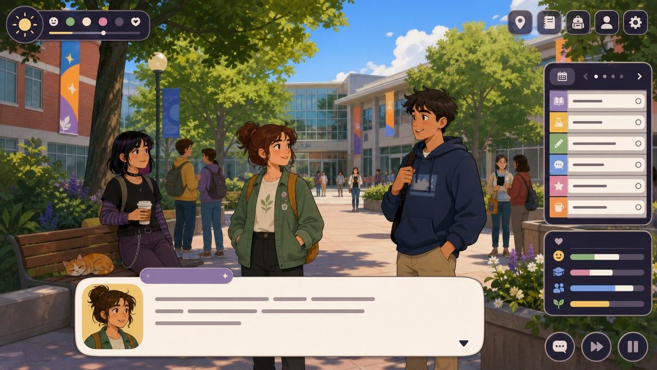无事发生 大学生活 页面配图 1